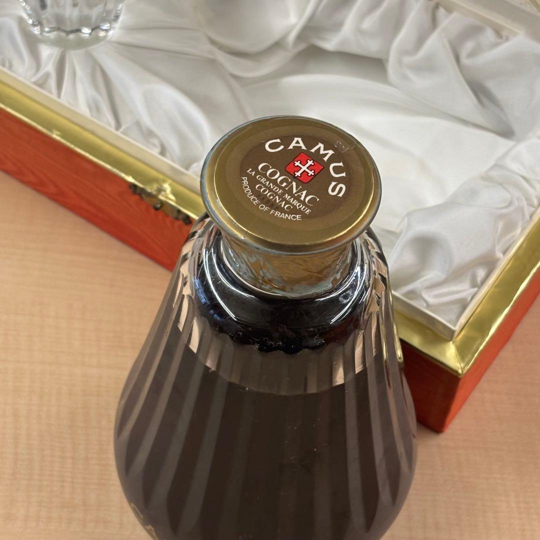 美品】 CAMUS バカラ クリスタルボトル カミュ カミュー 1863