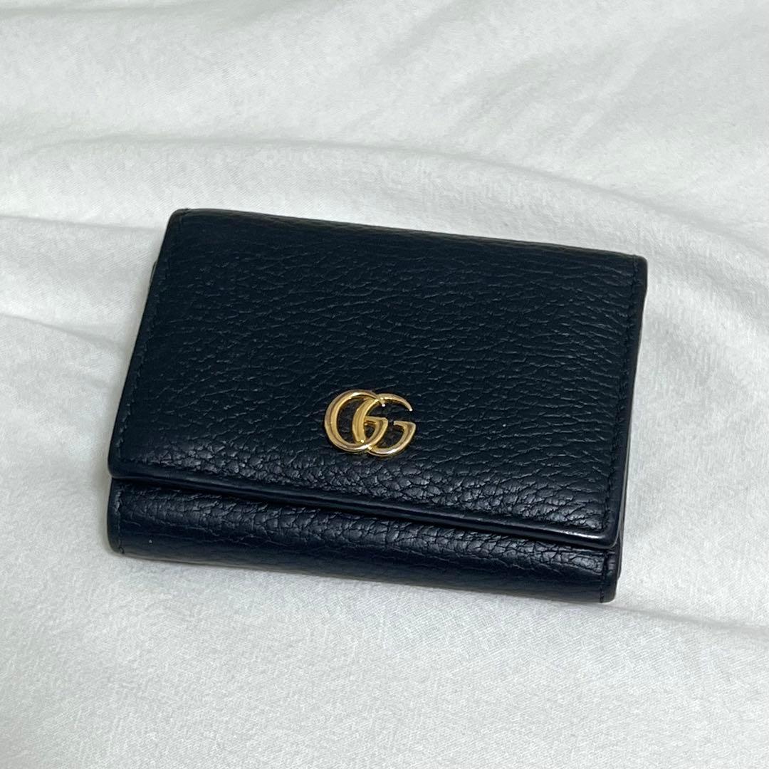 GUCCI プチ マーモント 三つ折り財布