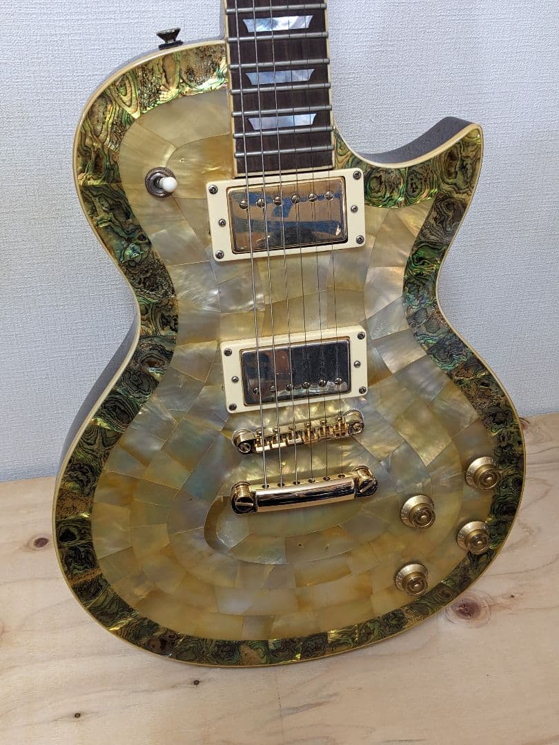 【希少品】 豪華インレイ レスポールタイプギター アントニオ工房