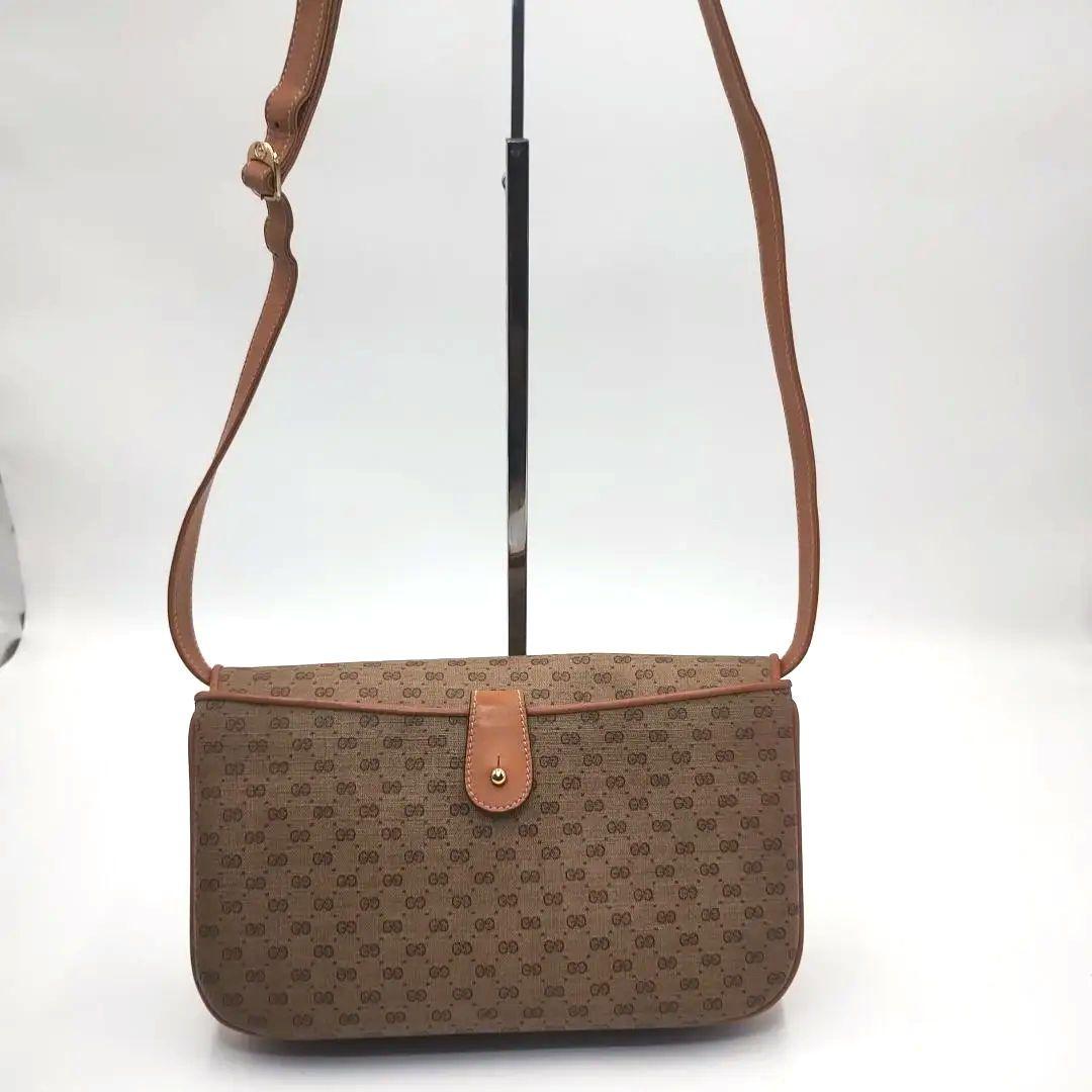 GUCCI グッチ　オールドグッチ　ショルダーバッグ　マイクロGG