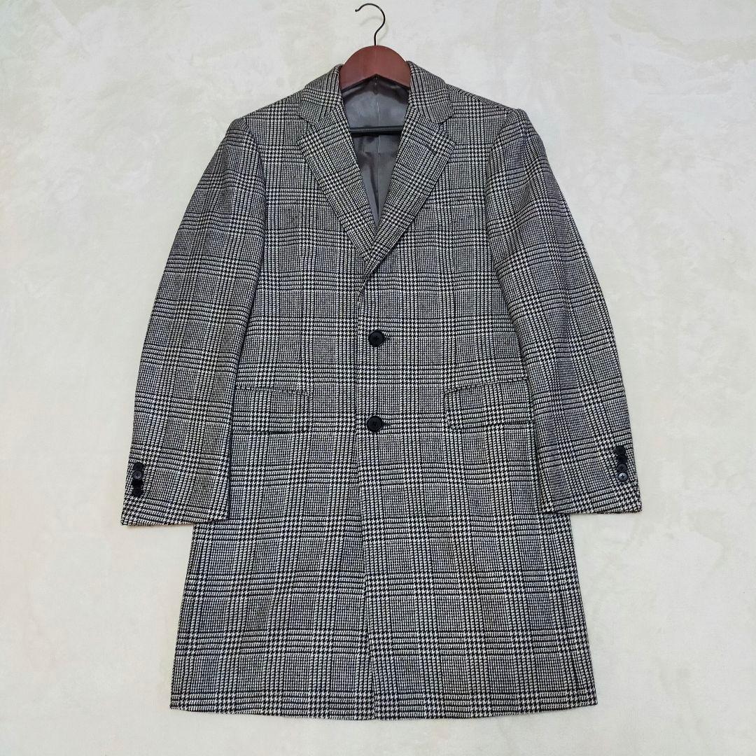 美品 カシミヤ混 トゥモローランドピルグリム 44 チェック柄