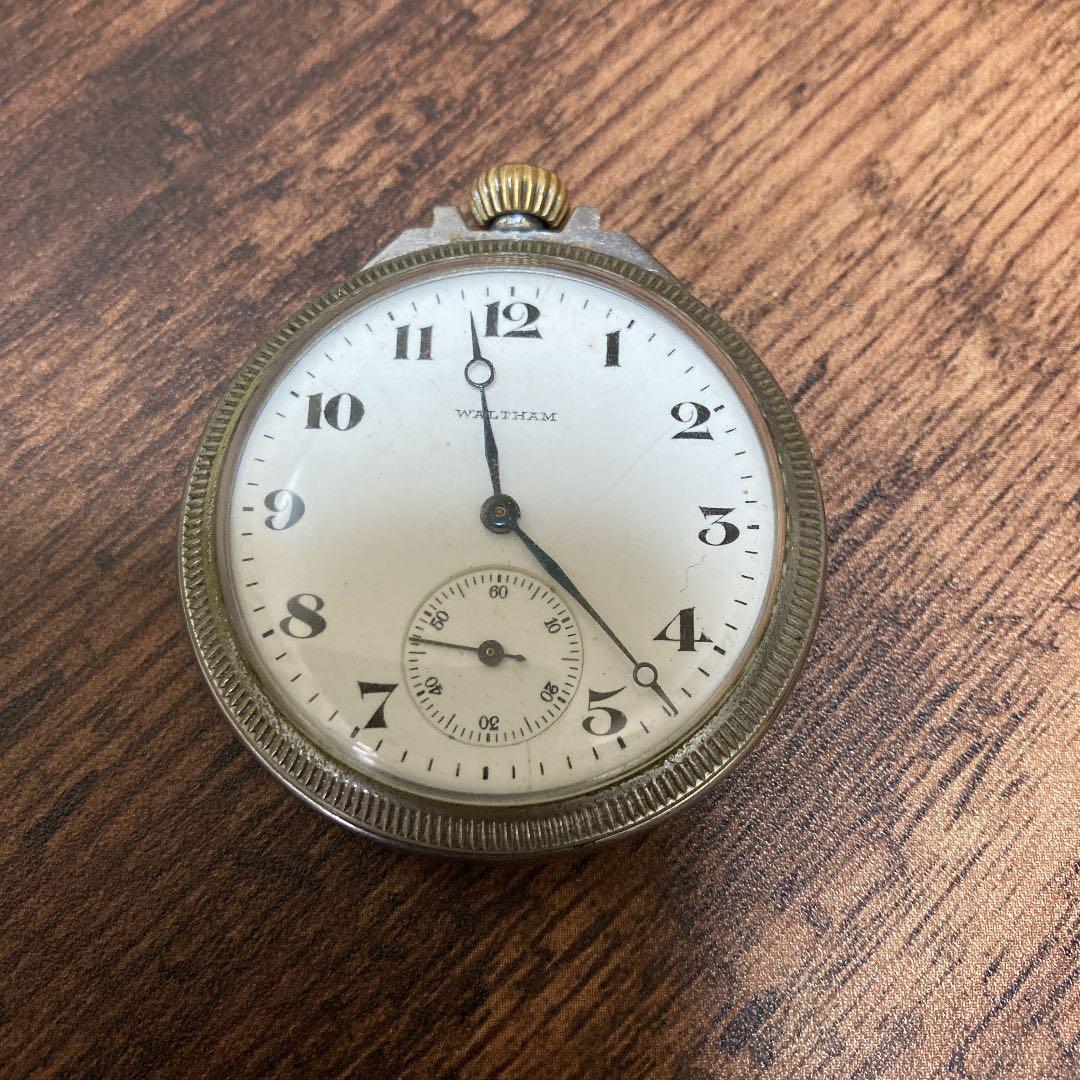 AKa6836WALTHAMウォルサムアンティーク懐中時計ヴィンテージ
