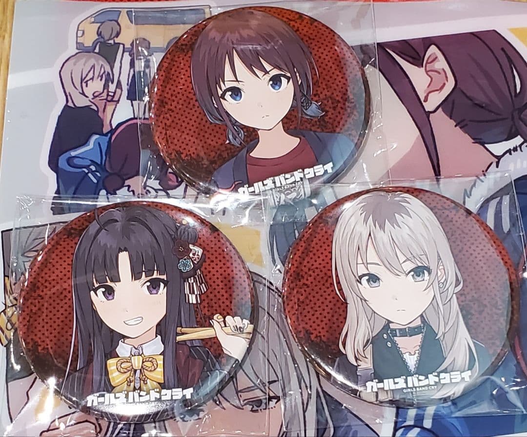 ガールズバンドクライ ゲーマーズ 旧譜フェア 特典缶バッジ 仁菜 桃香