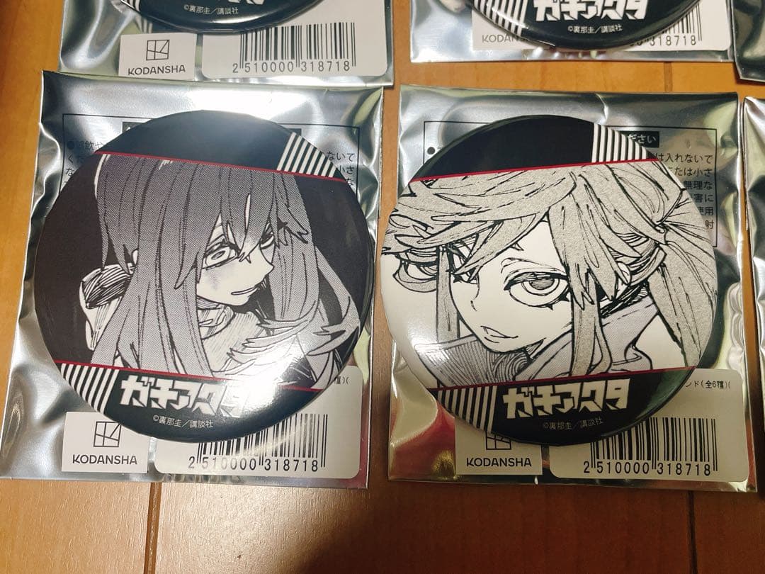 ガチアクタ 缶バッジ 原作 ポップアップ BOX 6種 コンプ 全種 ルド