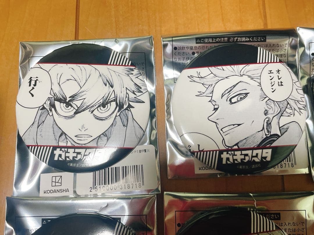 ガチアクタ 缶バッジ 原作 ポップアップ BOX 6種 コンプ 全種 ルド