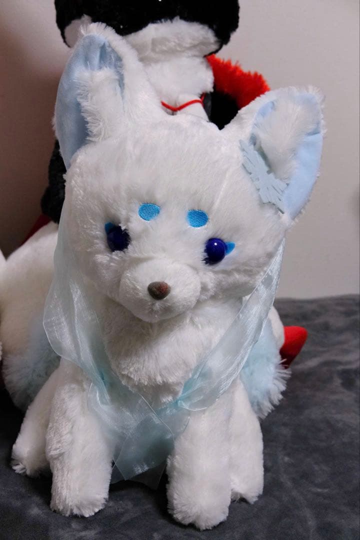 【タグ付き】ちょコンと九尾さま BIGぬいぐるみ 4匹セット 狐 アミ