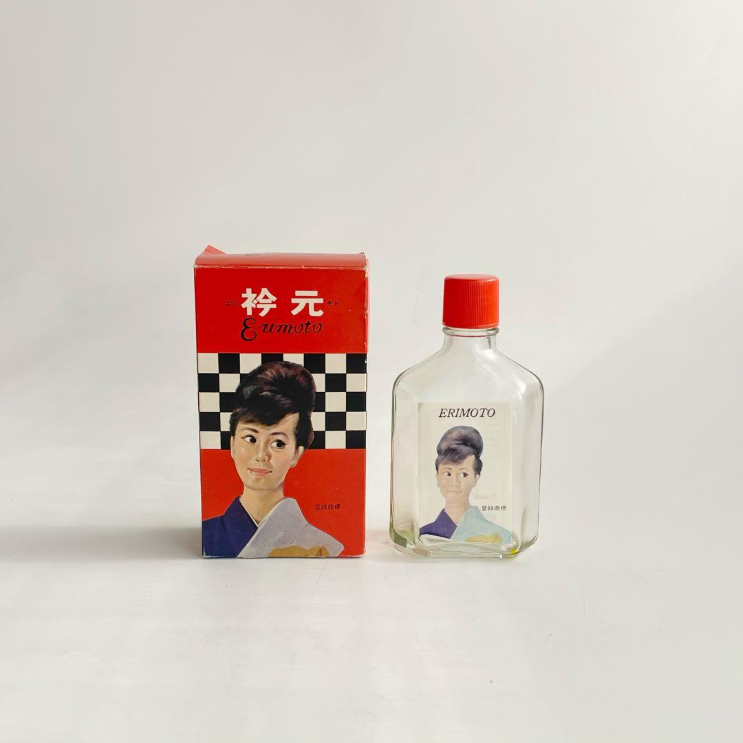 昭和レトロ 空き瓶 襟元 金星商会 ホドヂン本舗 外箱 レトロポップ