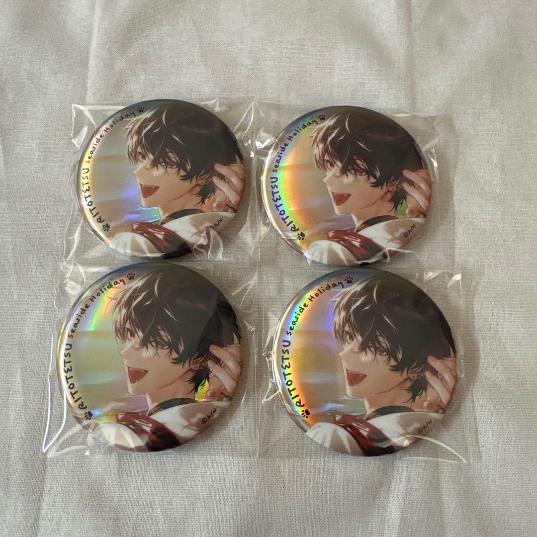 RITOTETSU Seaside Holiday 佐伯イッテツ 缶バッジセット - メルカリ