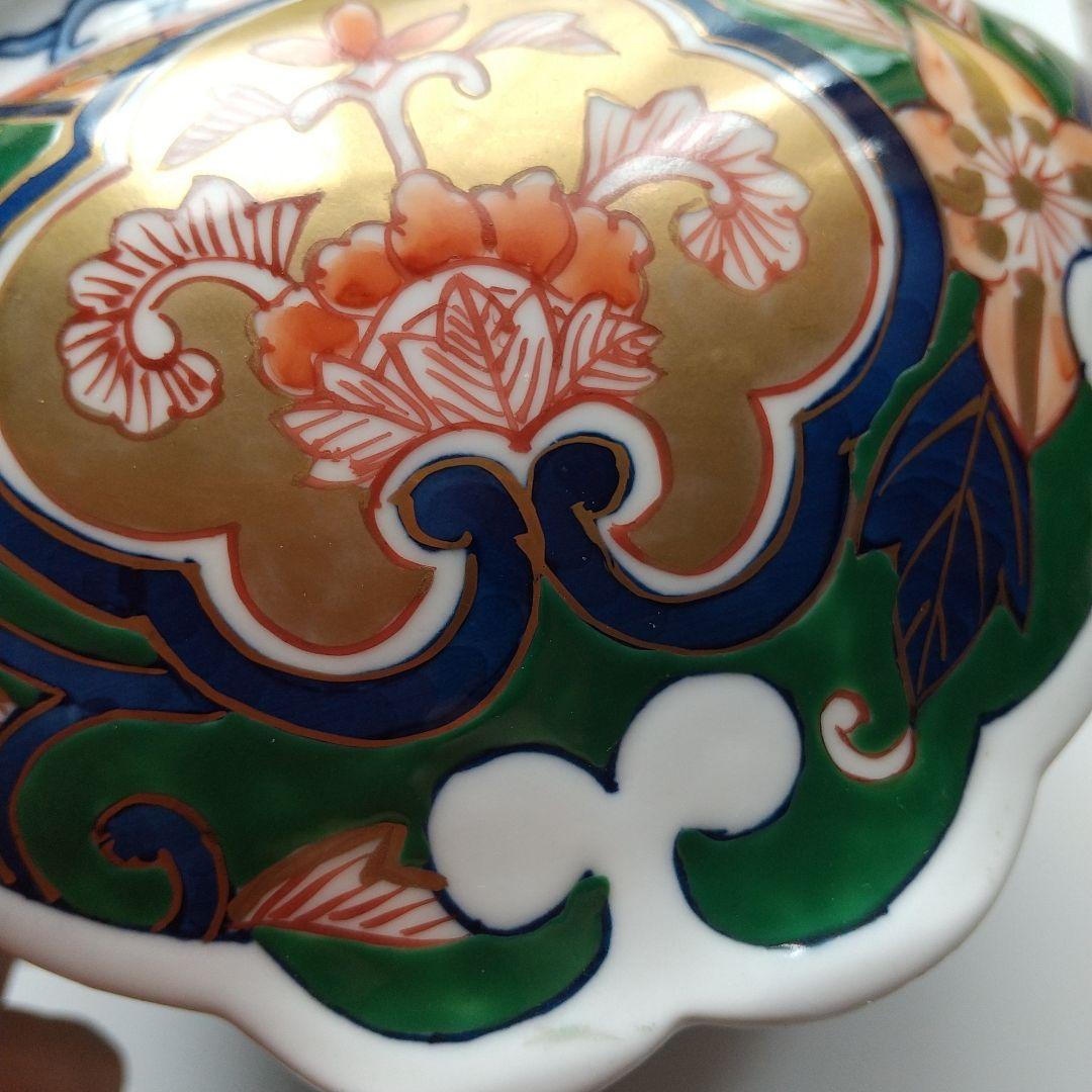 錦彩 壺 壷 藤井錦彩 ?? 飾り壷 在銘 大きい