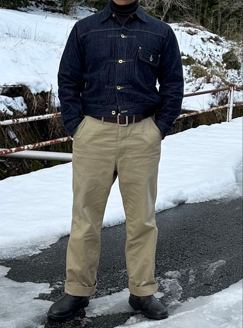 着画あり】フィグベル Officer Trousers Wide - メルカリ