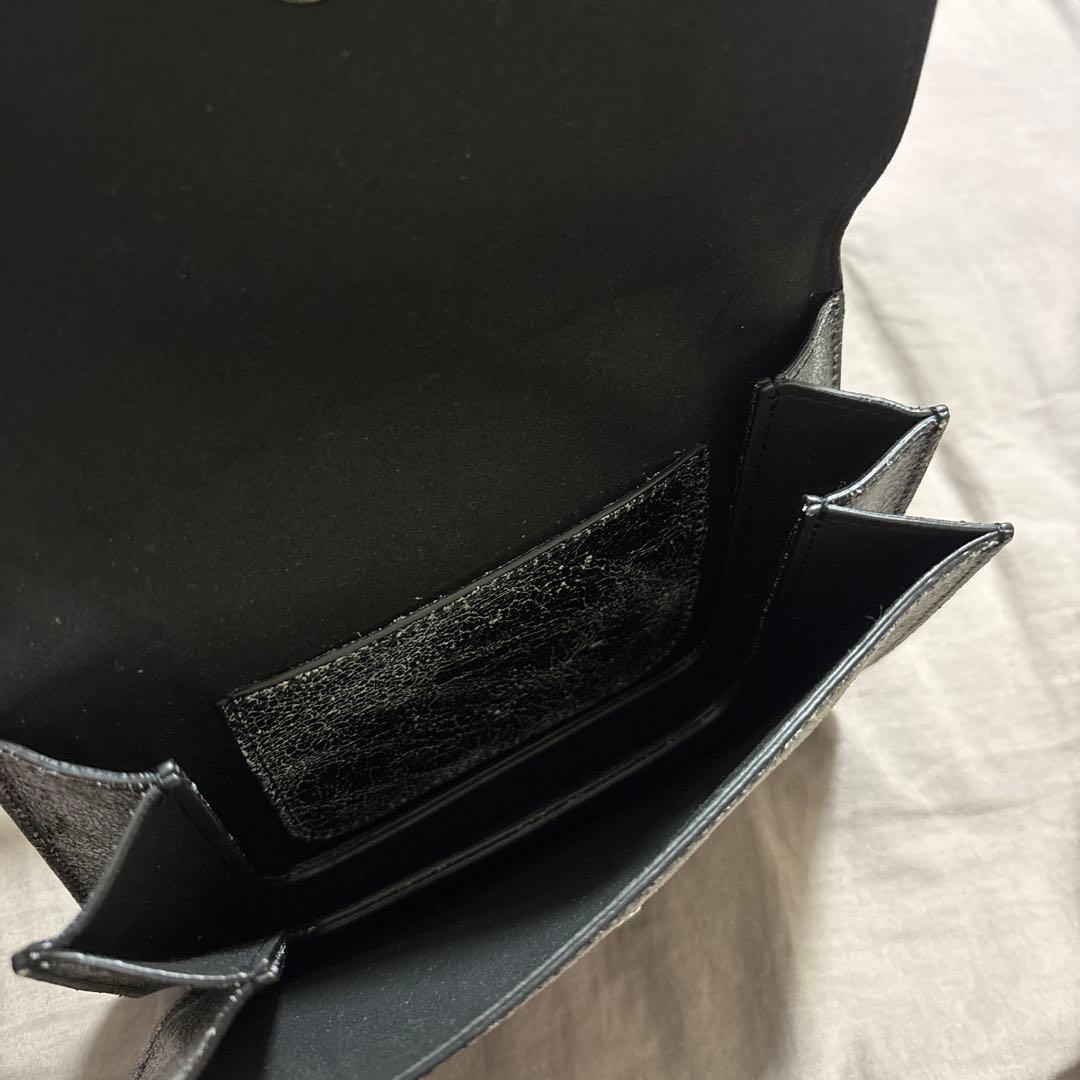 Acne Studios ショルダーバッグ ブラック ミラー付き