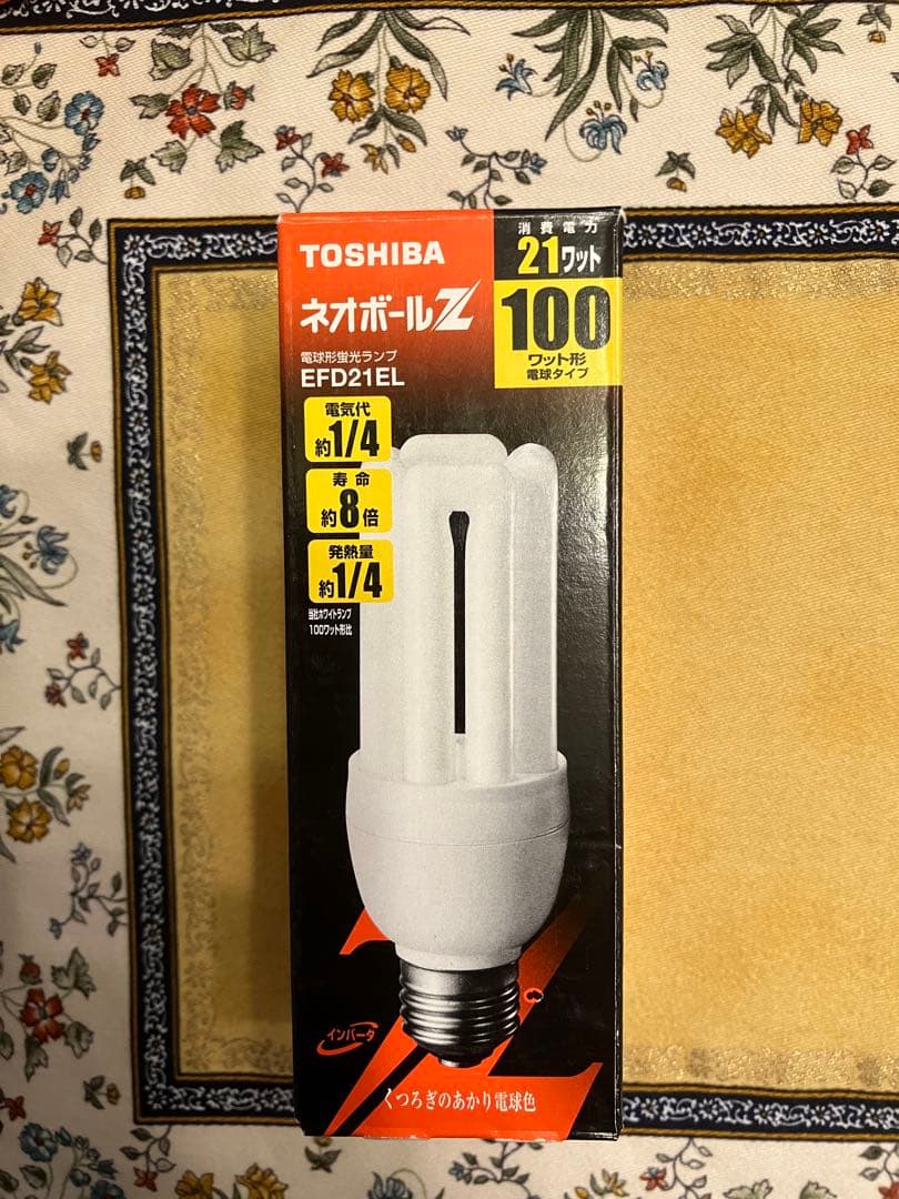 TOSHIBA ネオボールZ 電球形蛍光ランプ EFD21EL 1点〜4点 - メルカリ