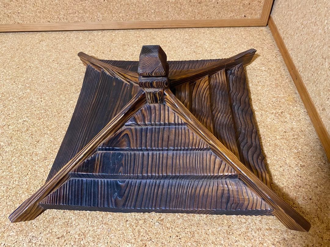 焼杉灯籠 茶道用品 アンティーク工芸品