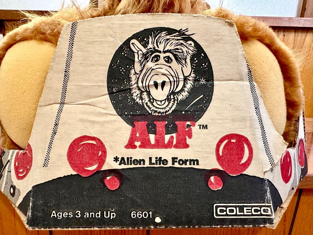 超希少] ALF アルフ 1986年製 タグ&箱付き ぬいぐるみ ヴィンテージ