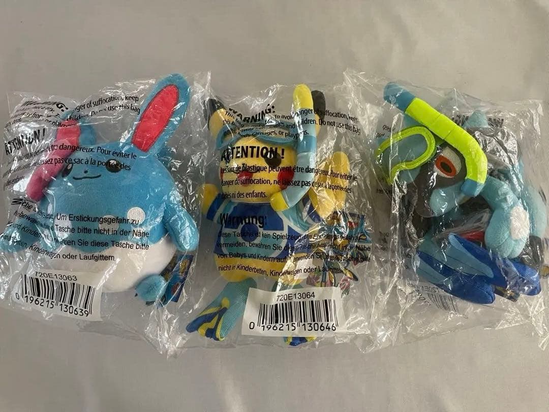 ポケモンWCS2024 ホノルル ピカチュウ リオル マリルリ ぬいぐるみ