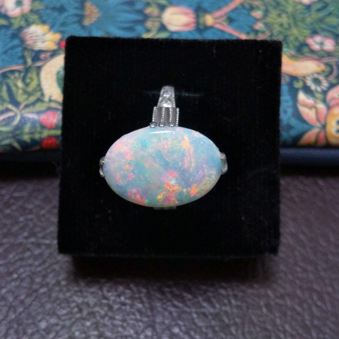 特大☆ホワイトオパール☆約14号