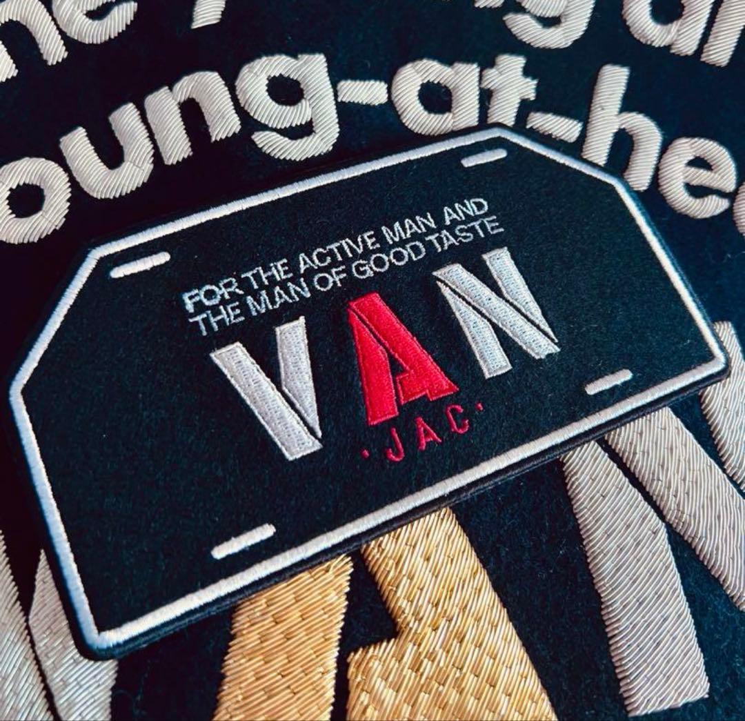 値引VANスタジャン用ワッペン特大サイズの出品です。横16cmくらい