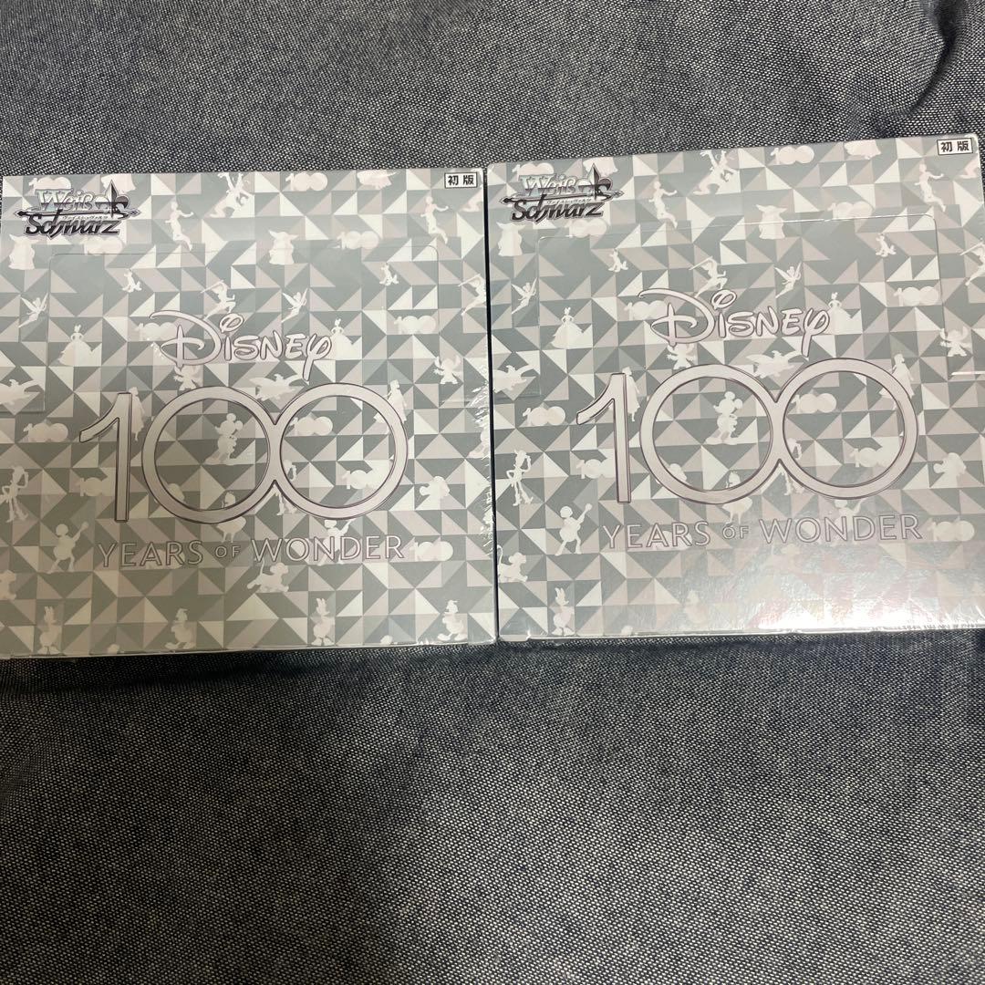 Disney 100 Years of Wonderヴァイスシュヴァルツ2BOX ヴァイスシュヴァルツ】 ディズニー 100 シュリンク付き未開封2box