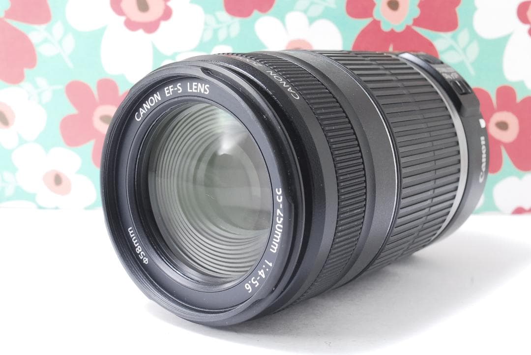 ❤Canon EF-S 55-250mm F4-5.6 IS❤手振れ補正❤望遠❤ - メルカリ
