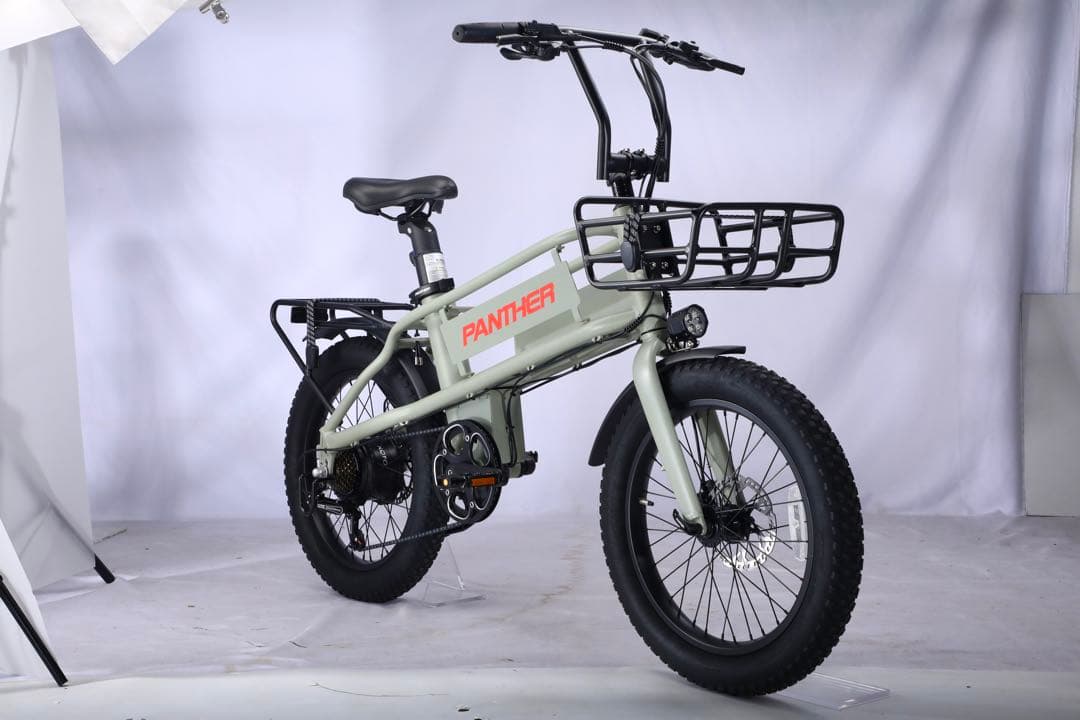 【新品】PANTHER 電動アシスト自転車 20インチ ファットタイヤ キャリア