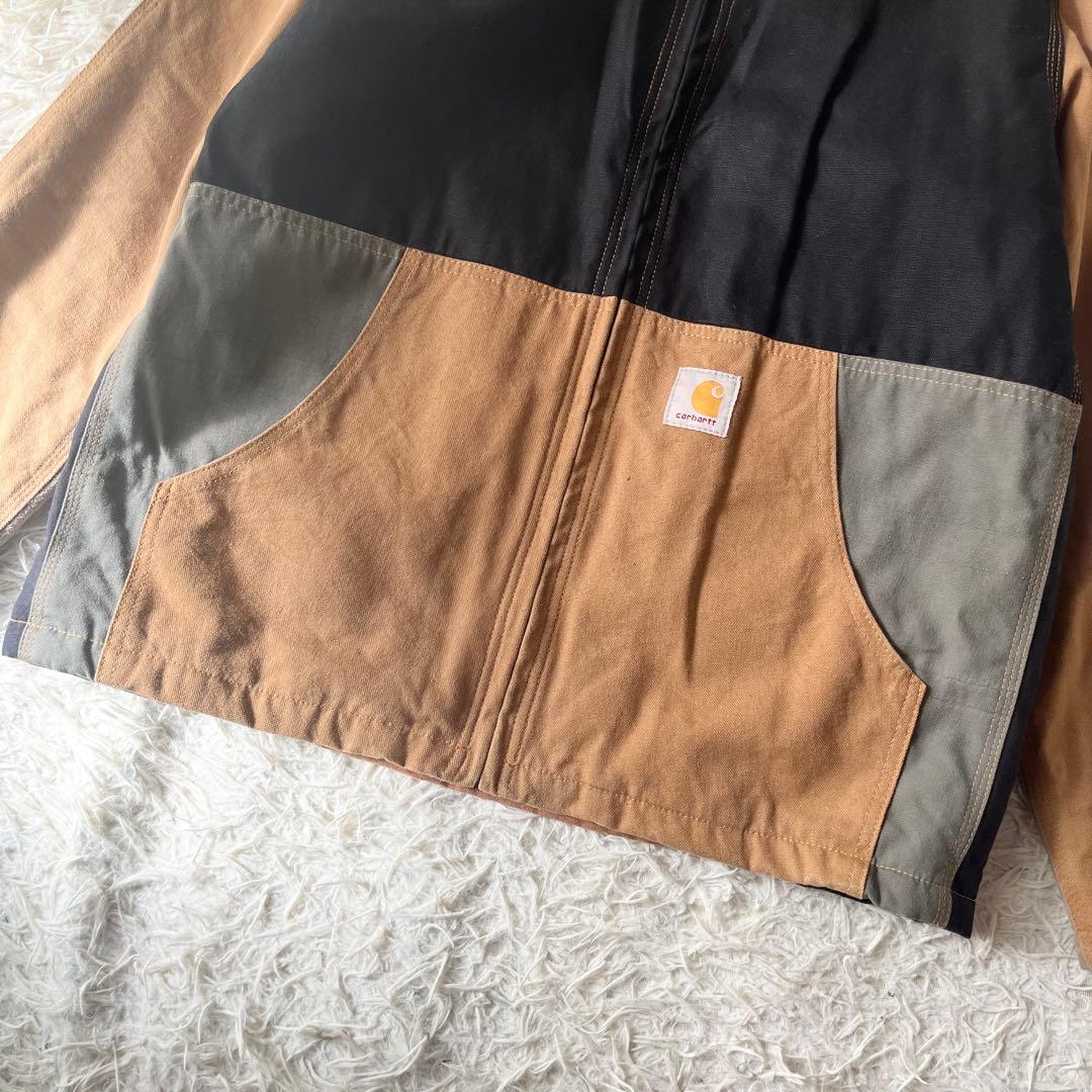 Carhartt カーハート　パッチワーク　ジップアップ　ジャケット　XL