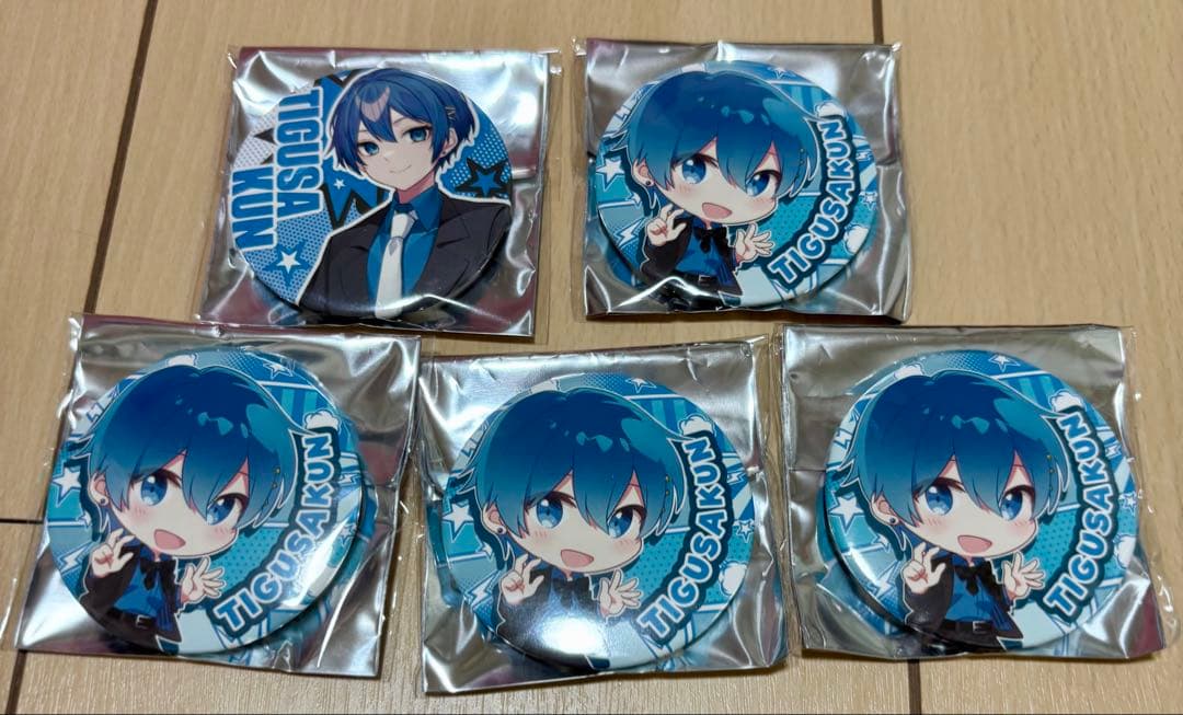 AMPTAK×COLORS ちぐさくん 缶バッジ 5個セット