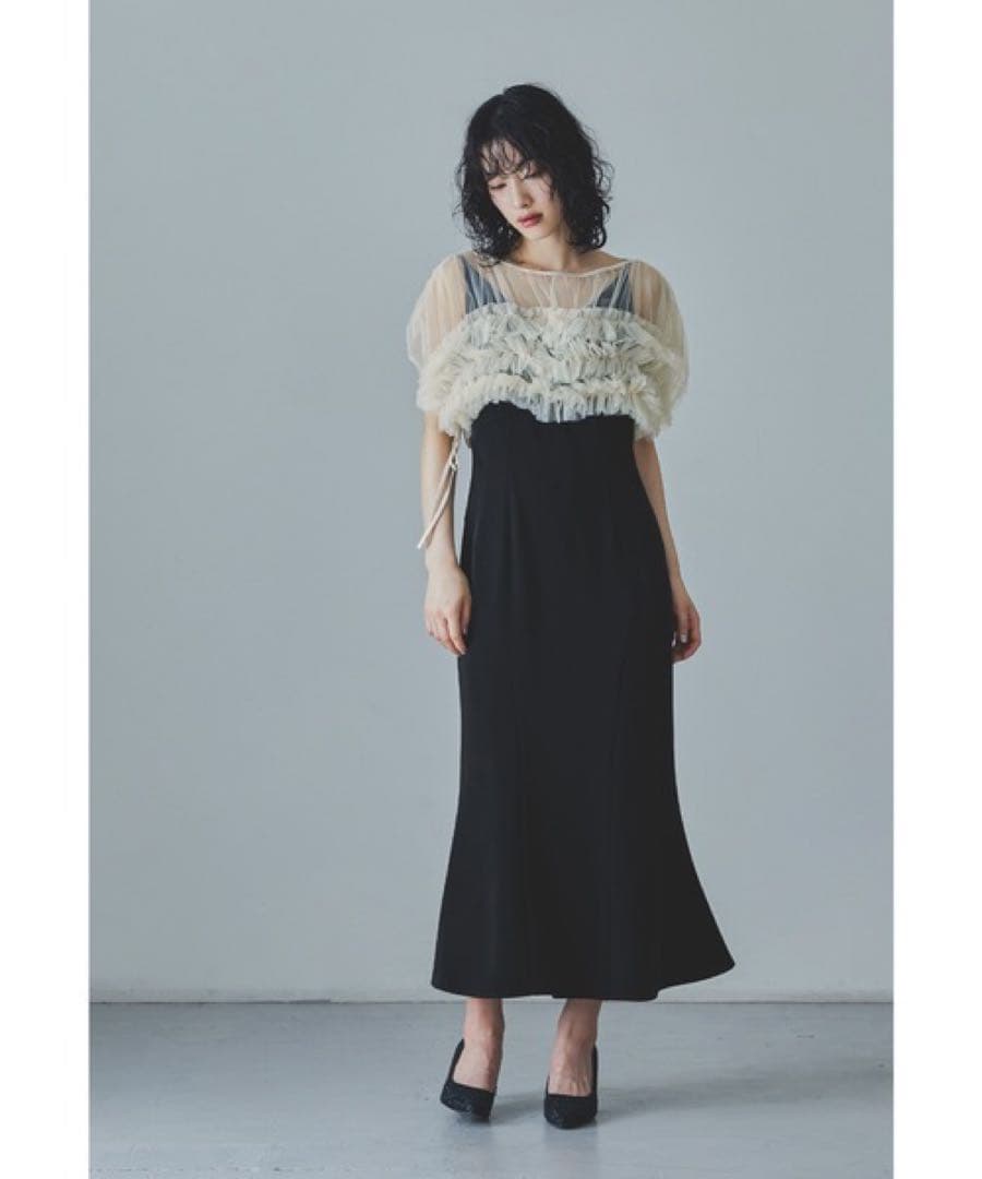 ＊美品＊ niana ボリュームソフトチュールドレス