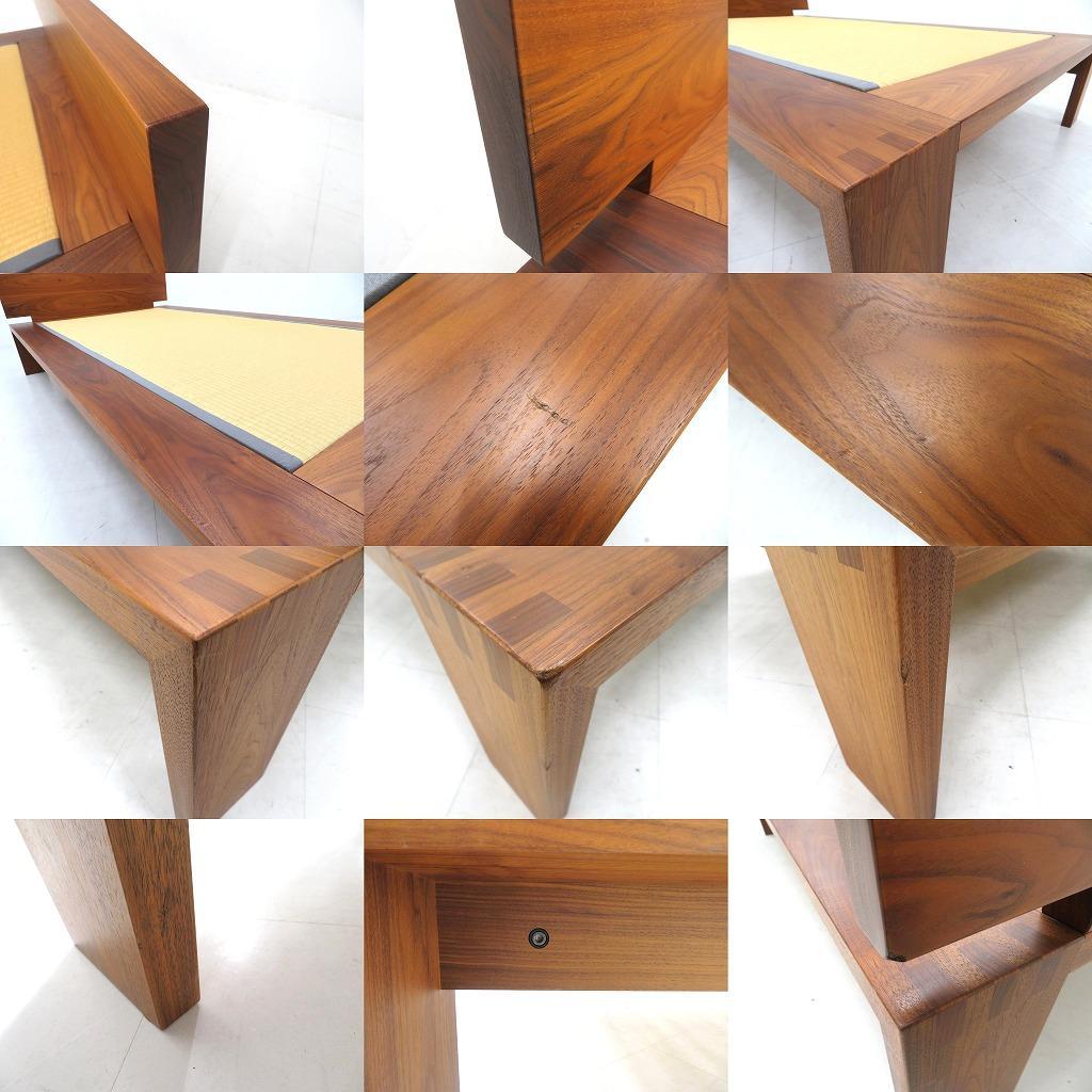 展示品　家具蔵　カグラ　ウォールナット　無垢材　タタミ　シングルベッド