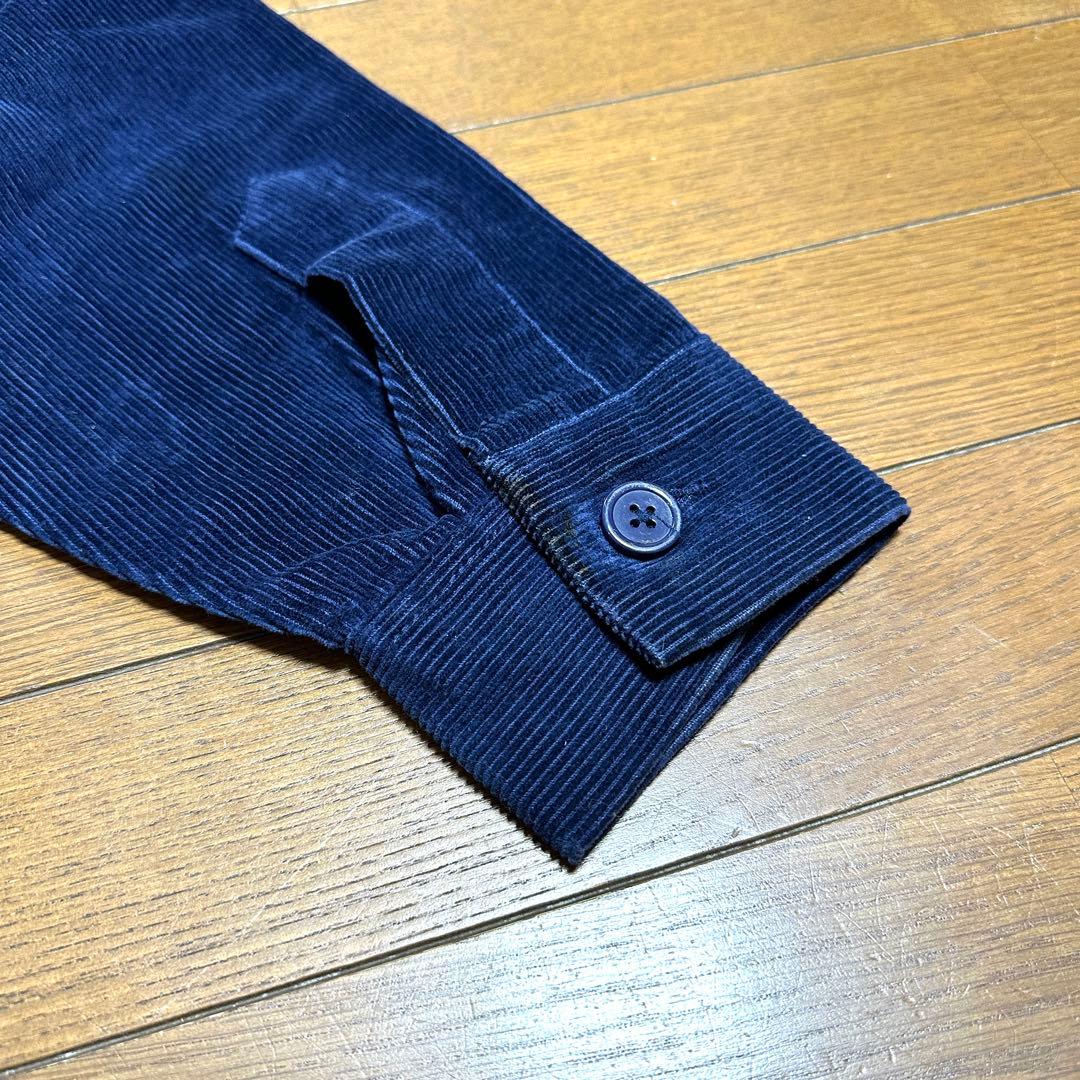 FFAジャケット 80s~90s コーデュロイ ワークジャケット 刺繍 ネイビー