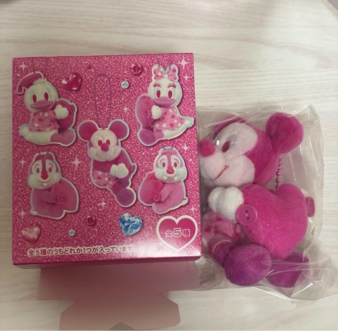 ディズニー ミッキー ミニぬいぐるみチャーム ミニーのファン