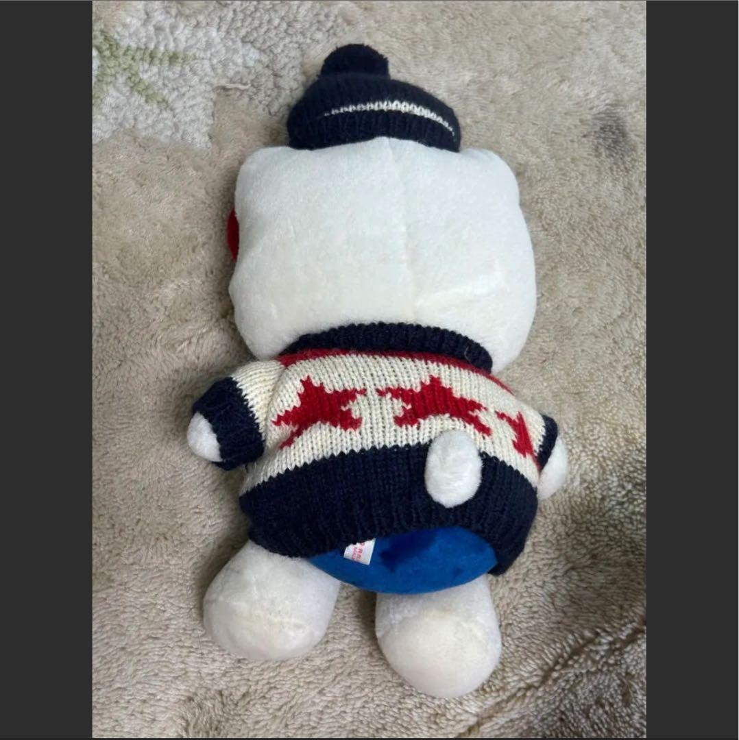 レア　ハローキティ　ぬいぐるみ　ニット帽　ボンボン　平成レトロ