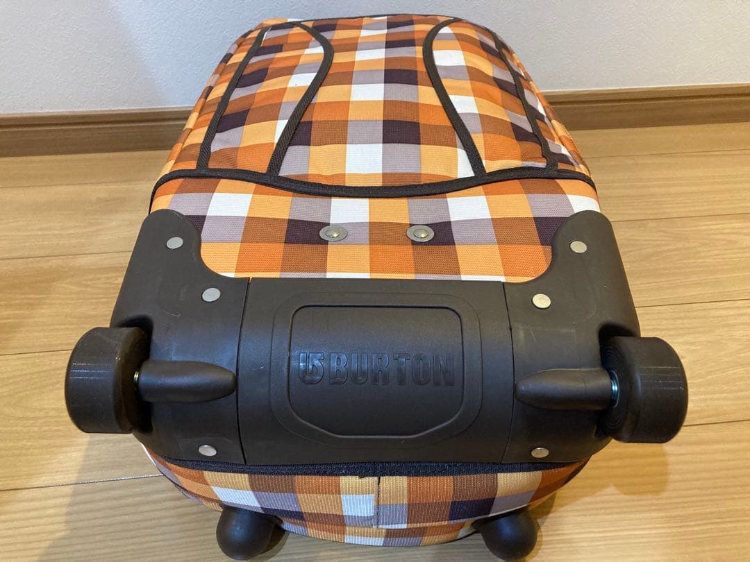 BURTON ローラーパックSS チェック柄 3wayキャリーバッグ 中古品