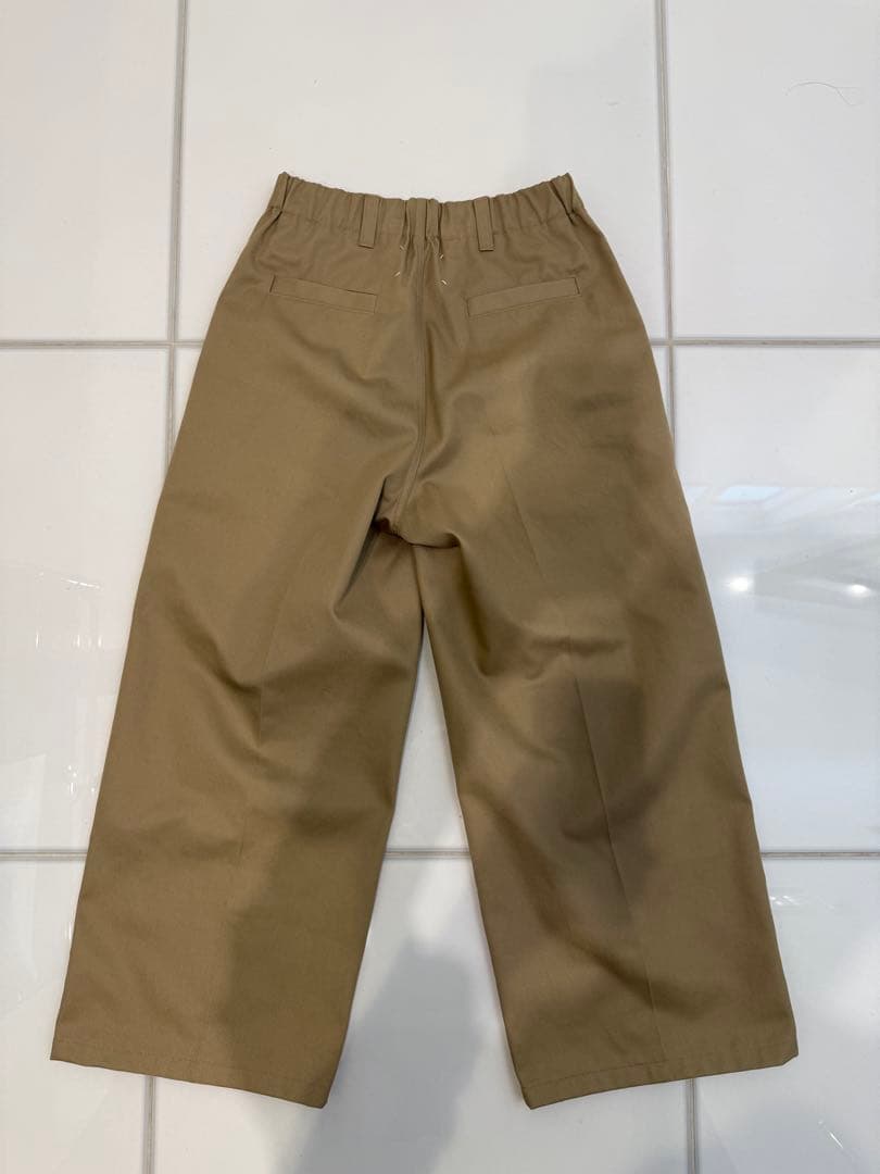 未使用 メゾンマルジェラ 46 ワイドパンツ チノパン スケーターチノ