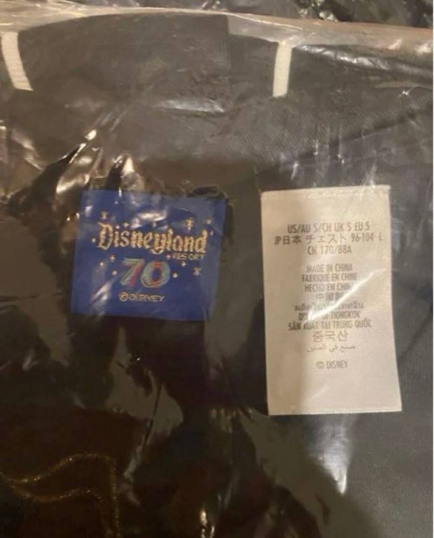 ・カリフォルニアディズニー　70周年記念　ベースボールユニフォーム　S