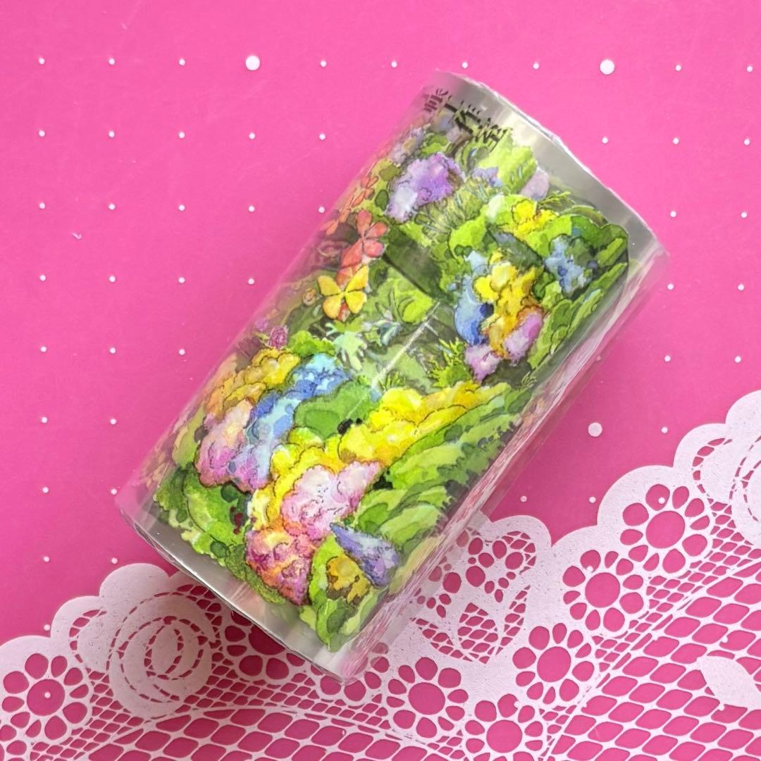 贝壳光 7cm×5m 秘境之春 海外マスキングテープ