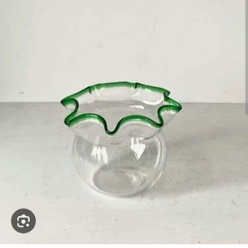 骨董品金魚鉢大正ガラス ソーダガラス 金魚鉢 - メルカリ