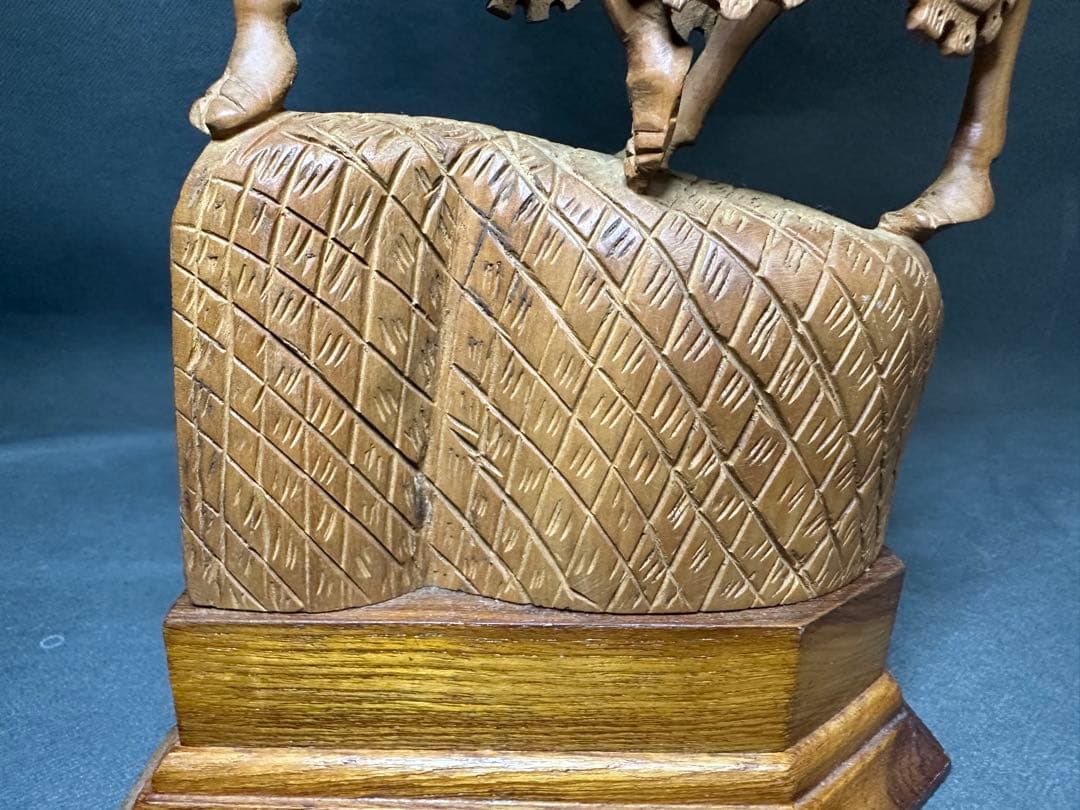 インド 白檀 木彫り 仏教美術 仏像 骨董 木像 木製 仏教 密教 置物