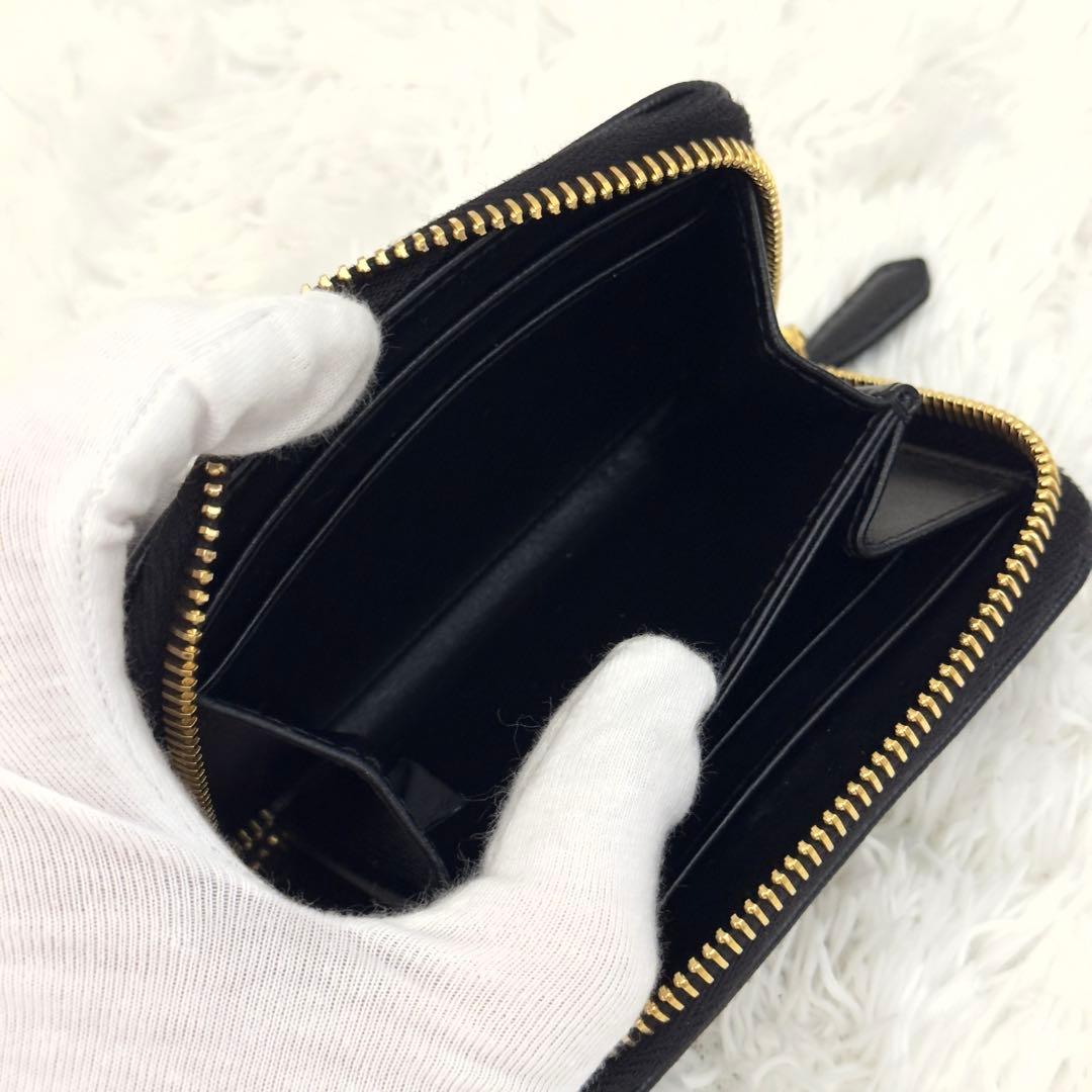 極美品✨PRADA プラダ ヴィッテロムーヴ ラウンドファスナー 財布 小銭入れ