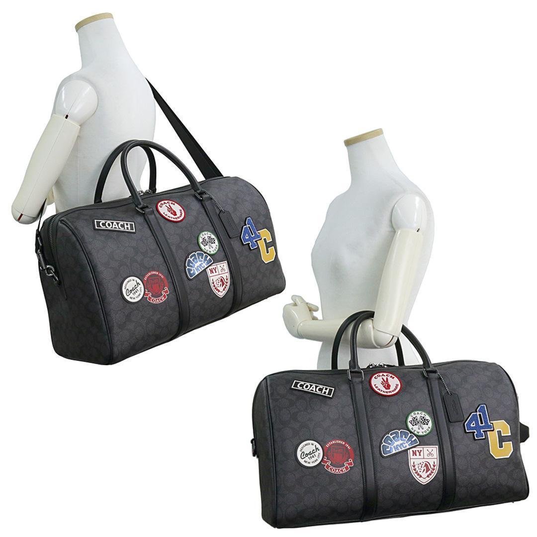 初売り COACHコーチ.シグネチャーレザーパッチベンチュラーボストン45cm