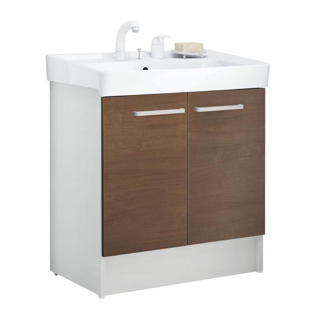 ＬＩＸＩＬ　洗面台　Ｄ７シリーズ　クリエモカ　Ｄ７Ｎ５−７５５ＳＹ−Ｗ／ＬＭ２Ｗ