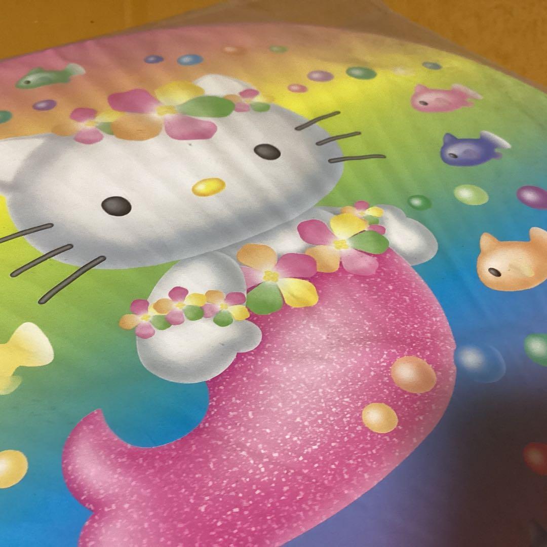 2865ハローキティ✖️人魚　うちわ &バスタオル