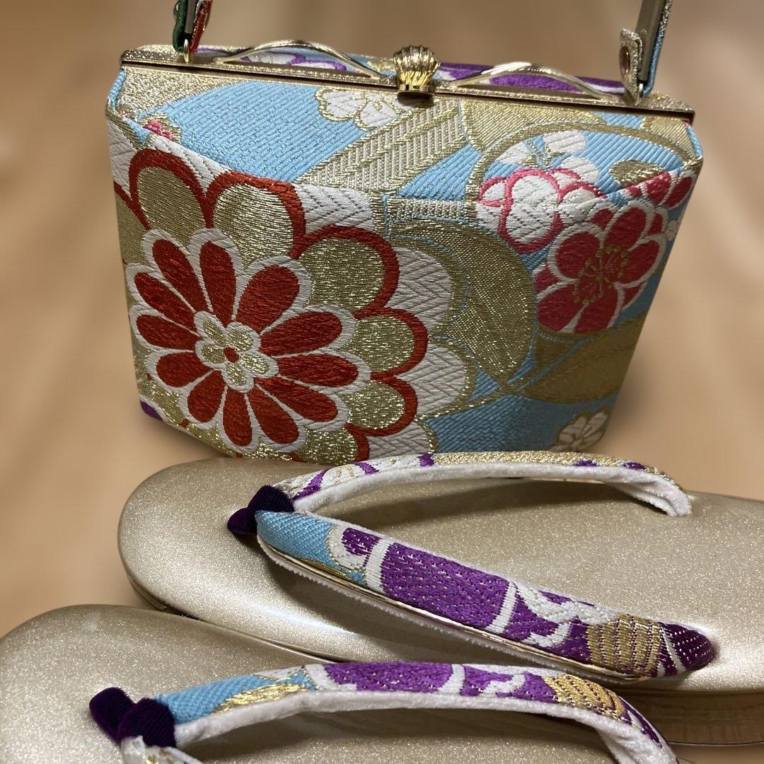 成人式　バッグ草履セット