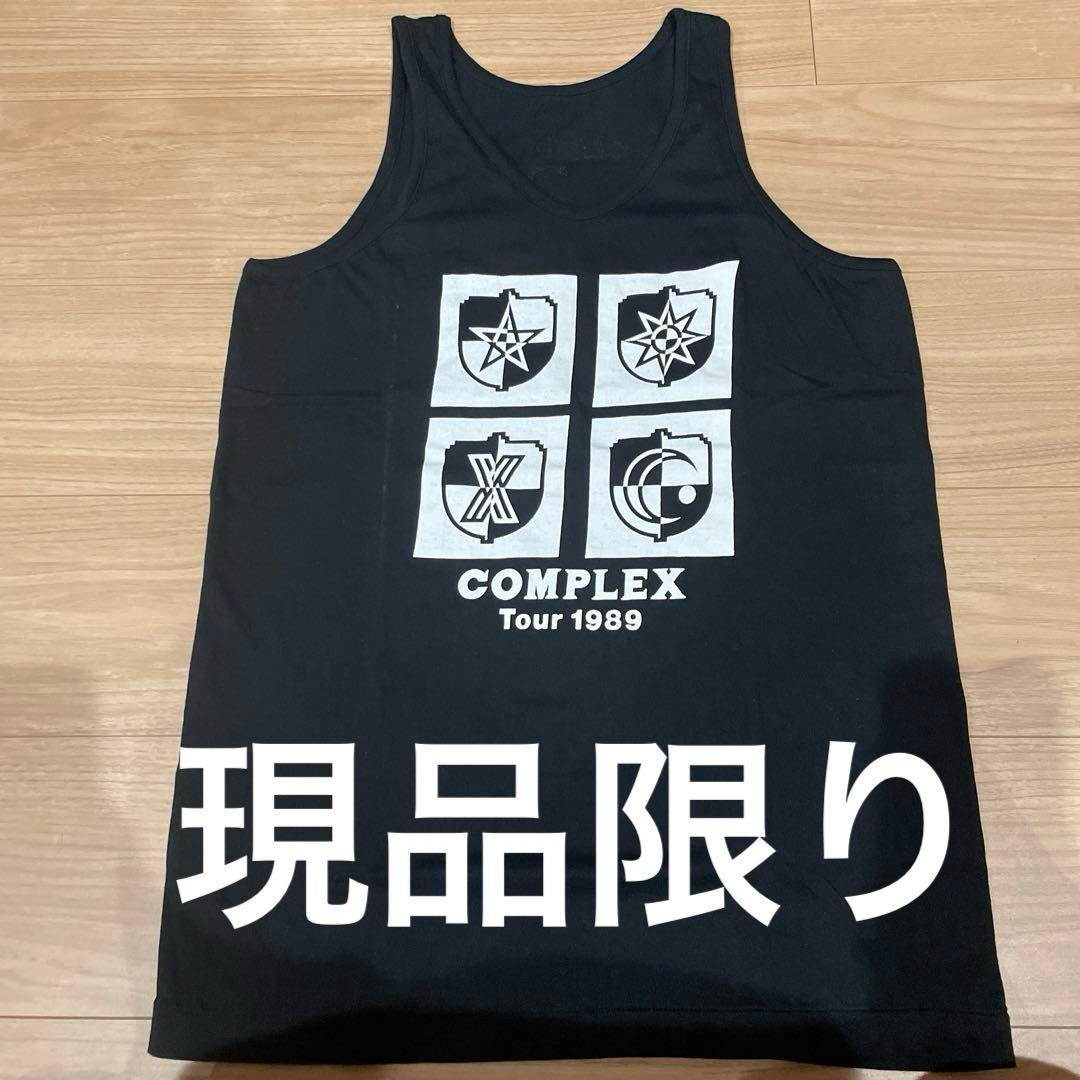 COMPLEX 1989 ツアーグッズ タンクトップ ブラックレア ビンテージ