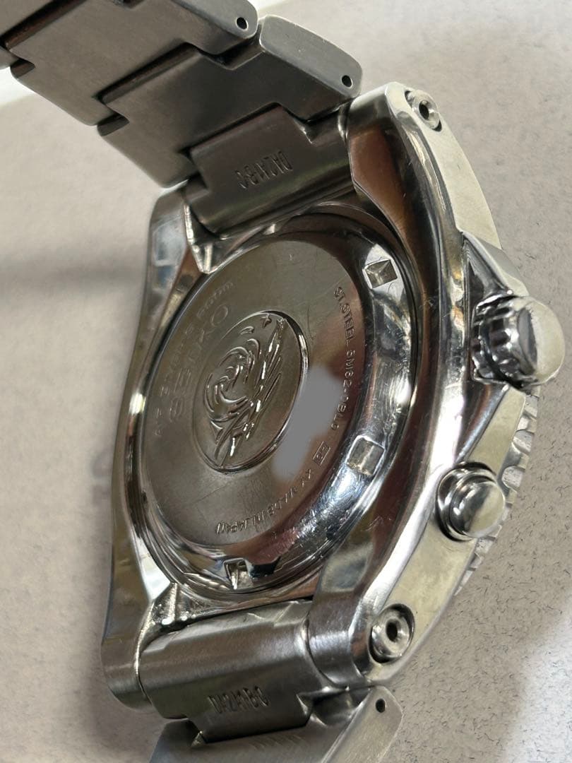 激レア オレンジ「二次電池交換済完動」SEIKO SCUBA 5M62-0BL0