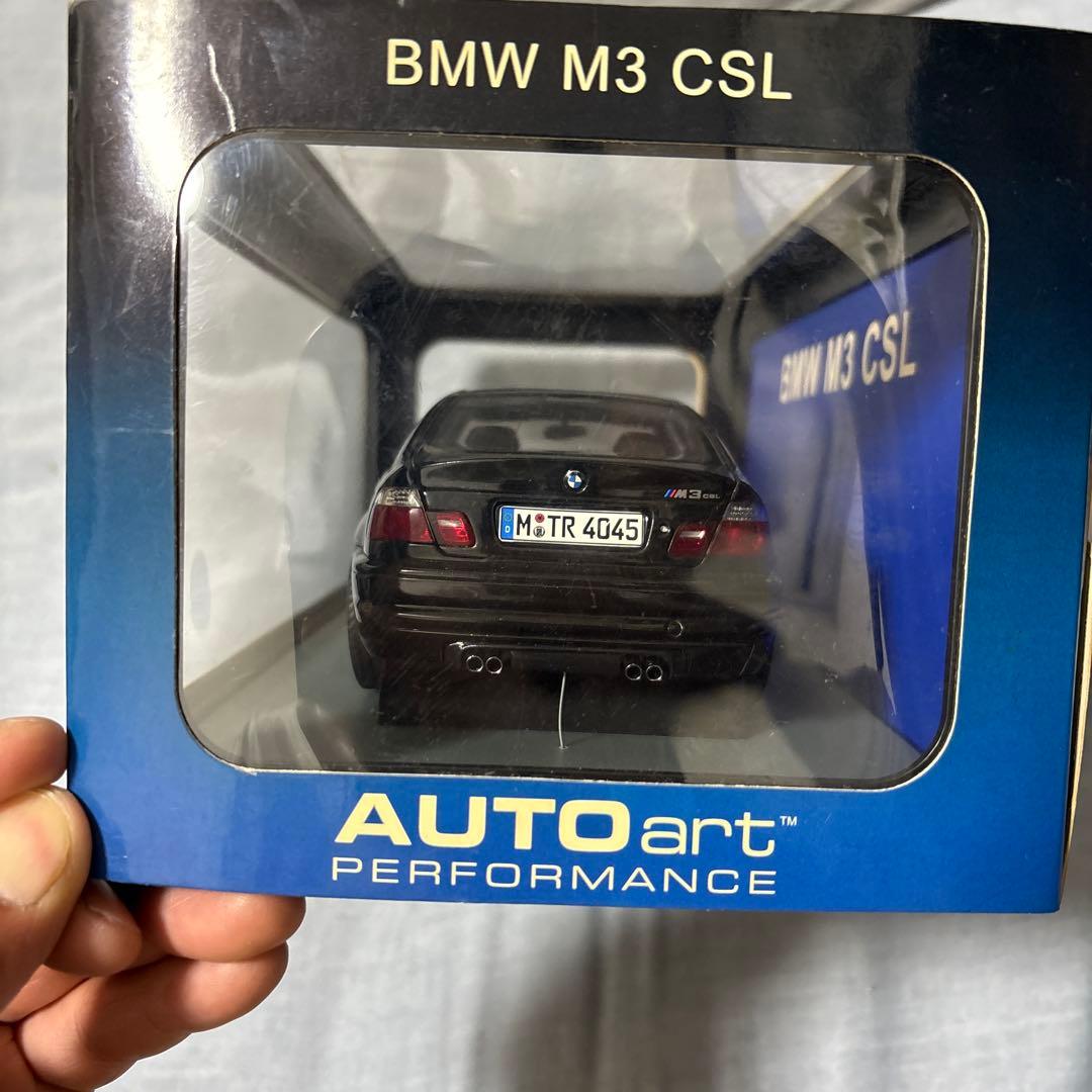 は*き様 オートアート BMW M3 CSL E46 1/18 ブラック