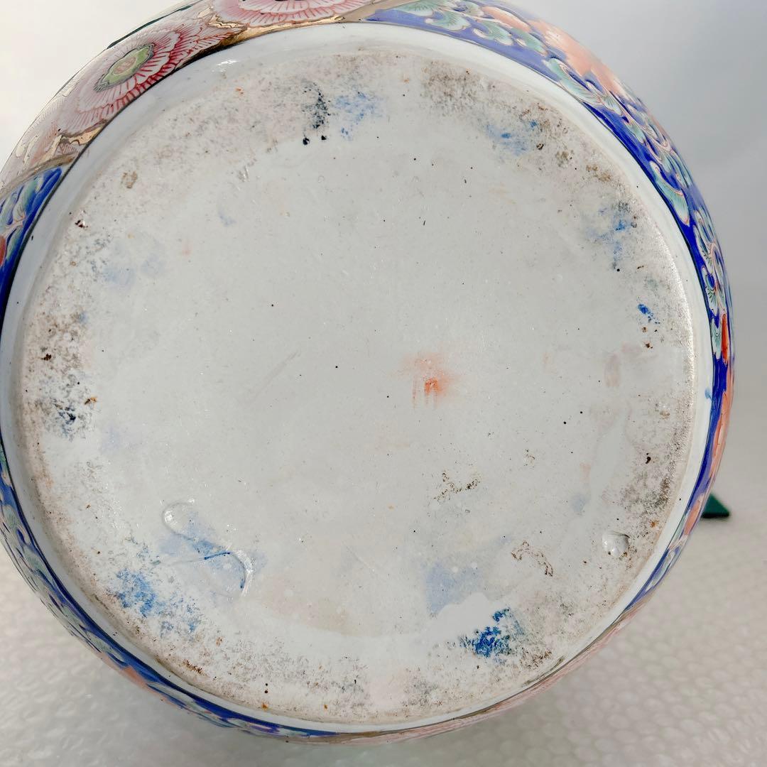 瓢箪形 花瓶 薩摩焼？伊古万里 飾り壺古伊万里360