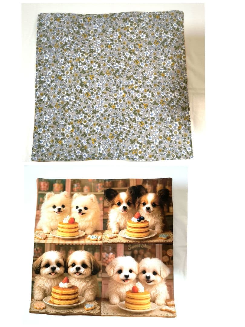 Yourelia様】ハンドメイドオーダー★犬★ガーゼハンカチ　12点