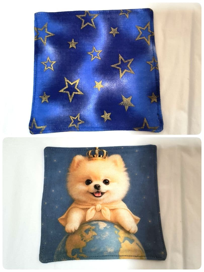 Yourelia様】ハンドメイドオーダー★犬★ガーゼハンカチ　12点