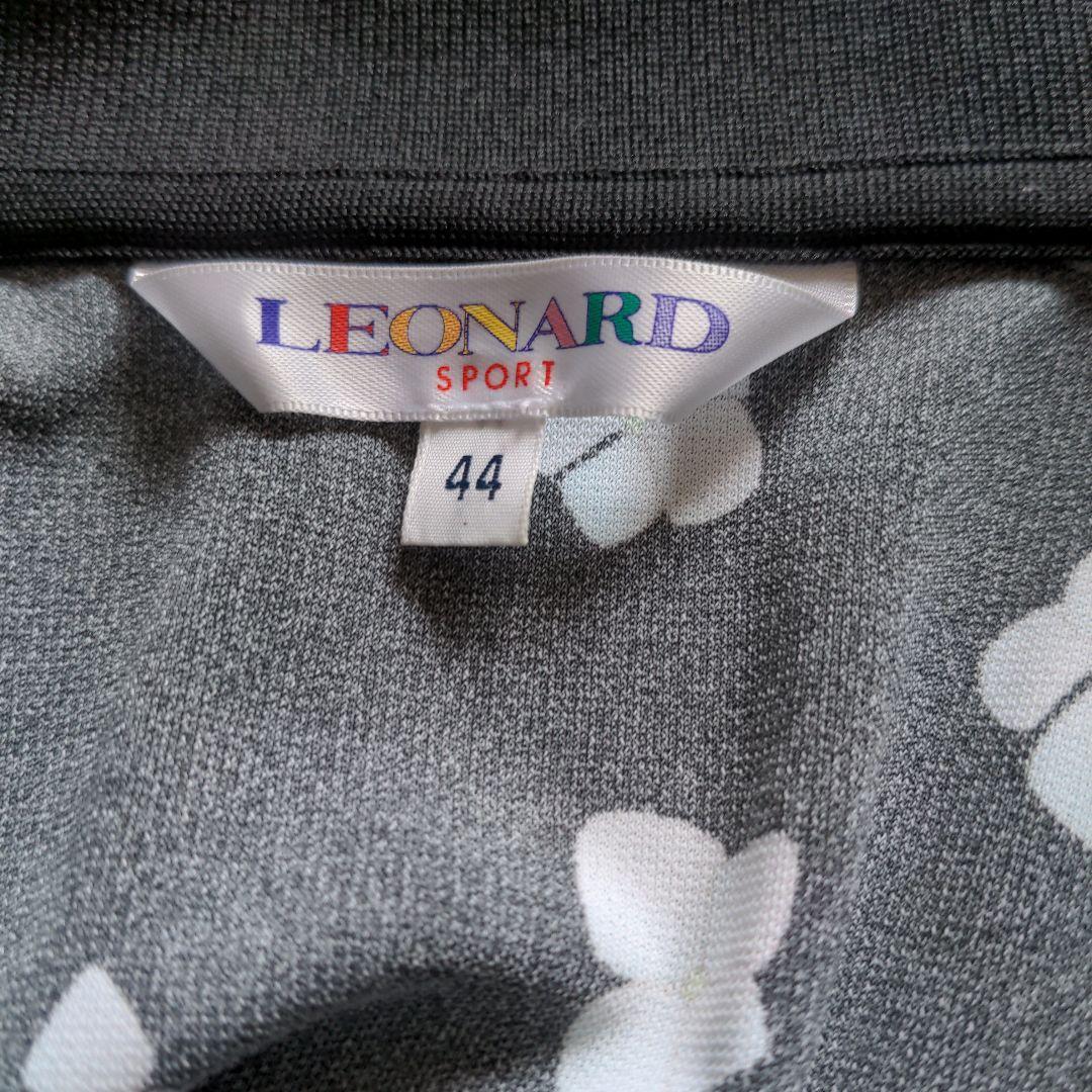美品　LEONARD フラワープリント ポロシャツ サイズ44