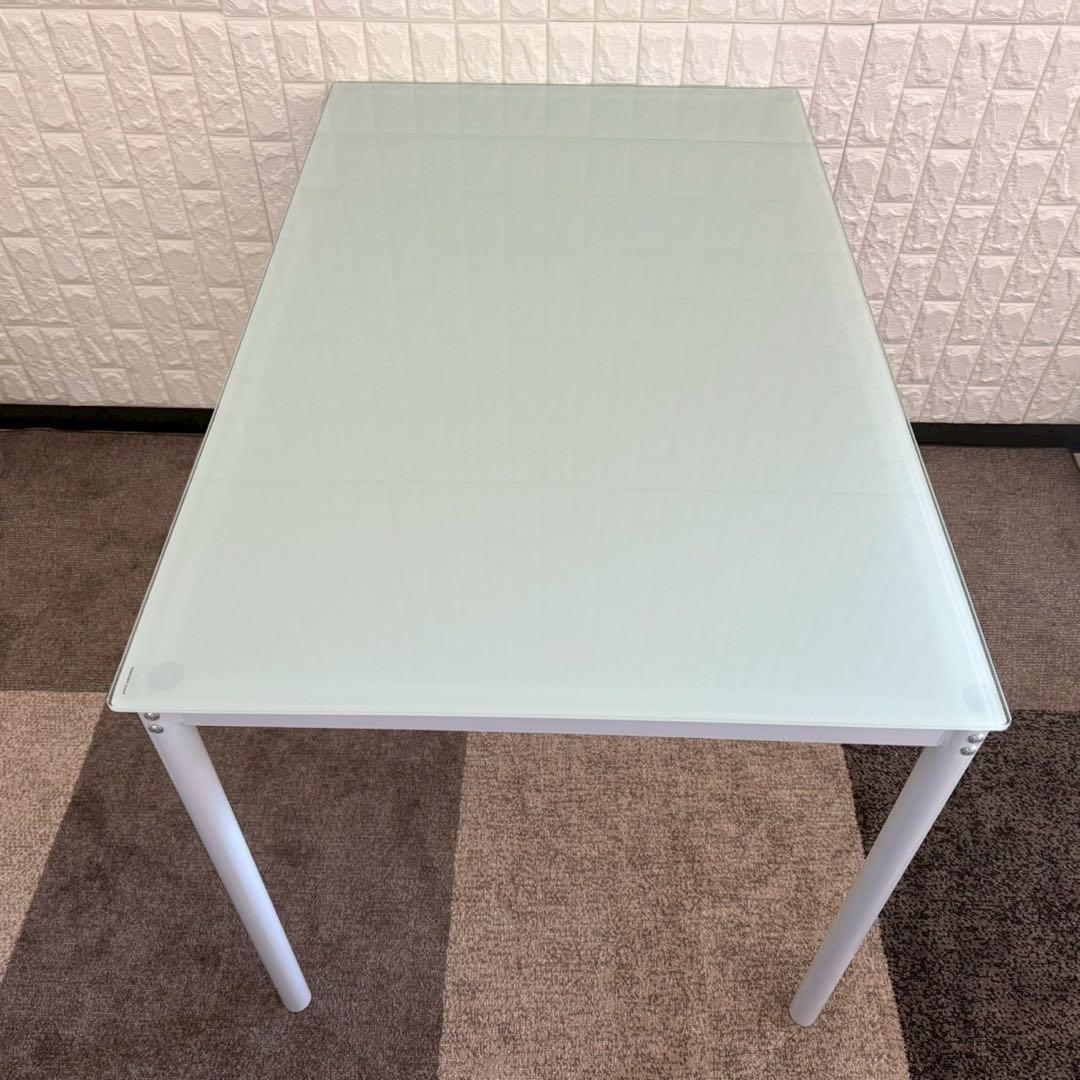 東京23区配送無料✨レイブン　4人掛けダイニングテーブルセット　ガラス　美品